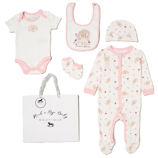 Baby Girls 6-Piece Gift Set - Bunny Precious Little One