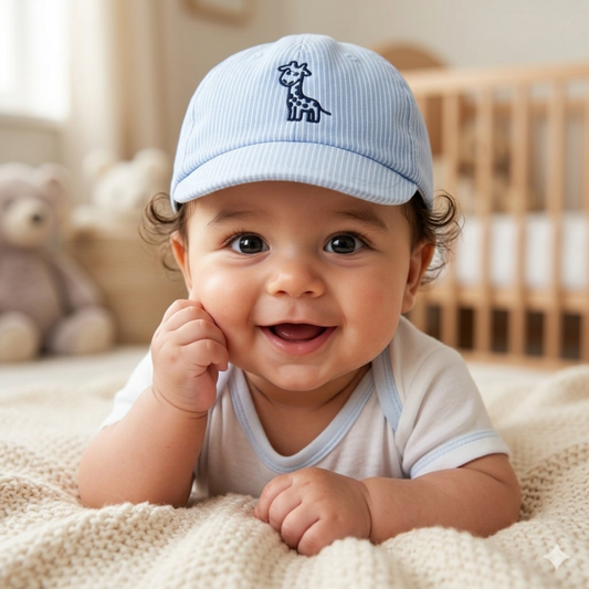 Baby Boys Giraffe Emblem Cap