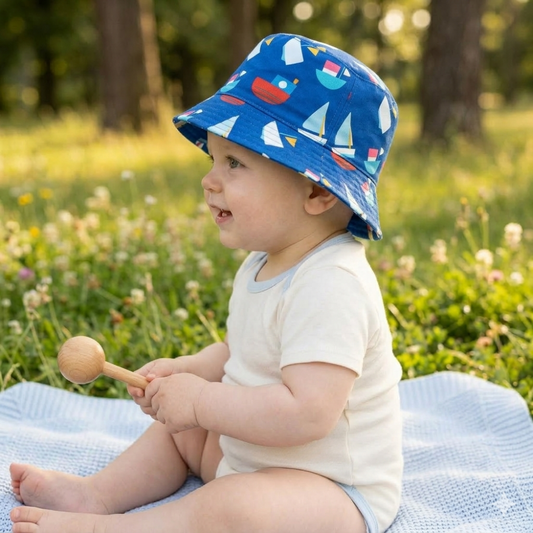 Baby Boys Sealife Bucket Hat