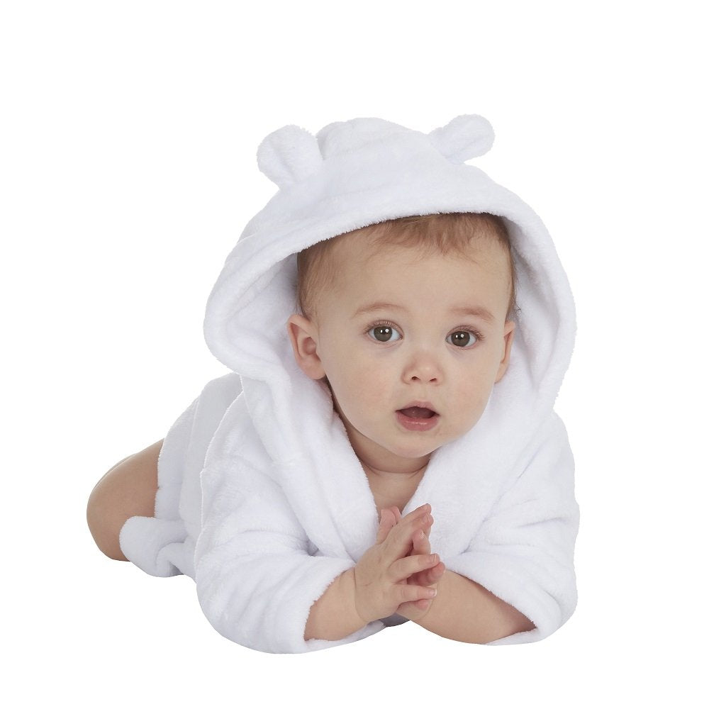 Baby Boys Dream Big Little One Hooded Dressing Gown - 0-12 Months