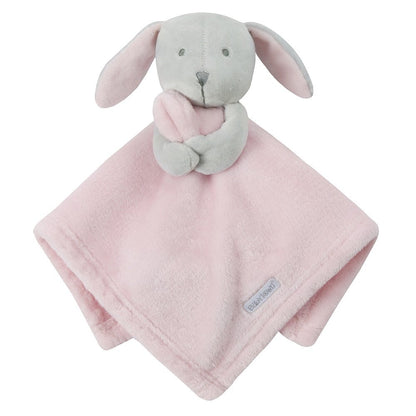 Plush Bunny Baby Comforter in Pink