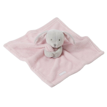 Plush Bunny Baby Comforter in Pink