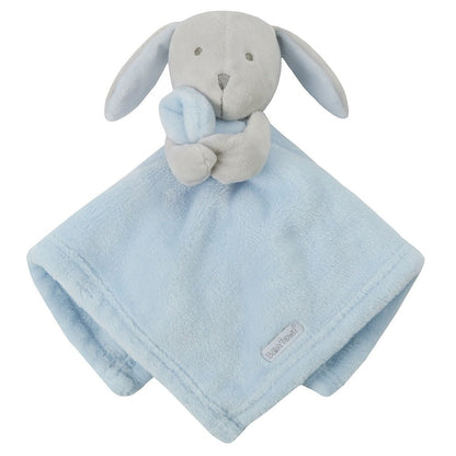 Plush Bunny Baby Comforter in Sky Blue