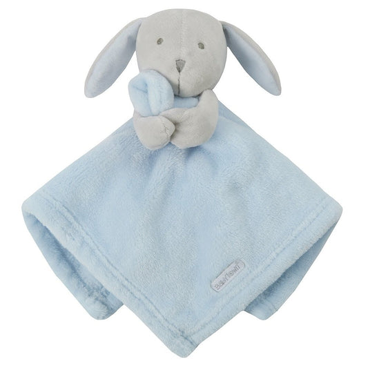 Plush Bunny Baby Comforter in Sky Blue