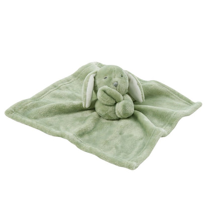 Plush Bunny Baby Comforter in Sage