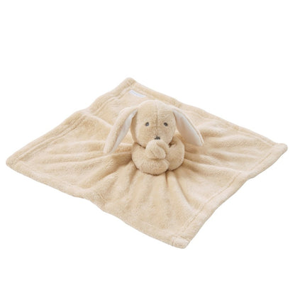 Plush Bunny Baby Comforter in Toffee