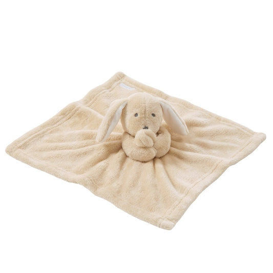 Plush Bunny Baby Comforter in Toffee