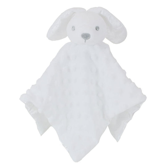 Dimple Bunny Comforter in White