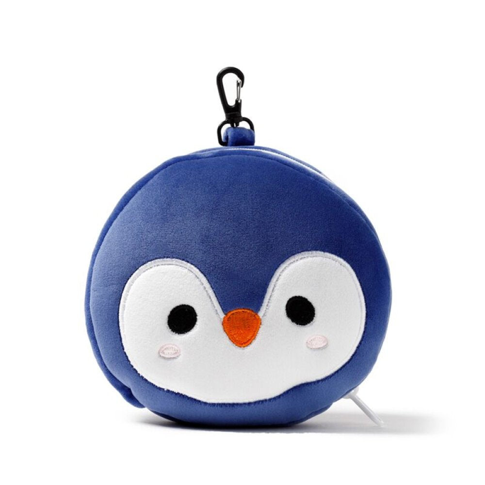 Penguin Plush Travel Pillow & Eye Mask Set