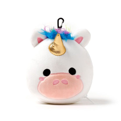 Unicorn Plush Travel Pillow & Eye Mask Set
