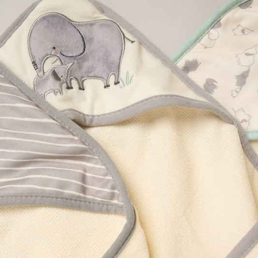 Unisex 6-Piece Bath Time Set - Elephant
