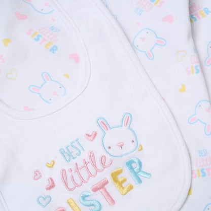 Baby Girls 6-Piece Gift Set - Best Little Sister