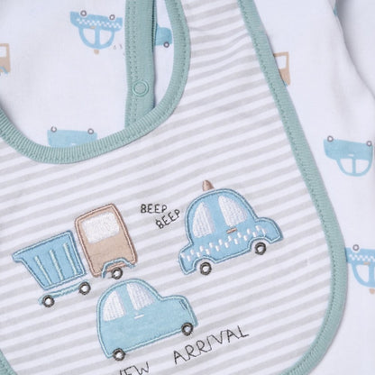 Baby Boys 6-Piece Gift Set - Transport