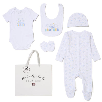 Baby Boys 6-Piece Gift Set - Best Little Brother