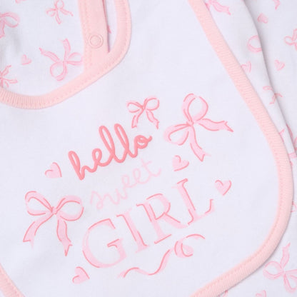 Baby Girls 6-Piece Gift Set - Hello Sweet Girl