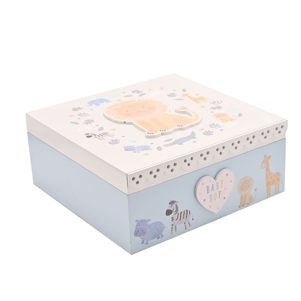 Baby Boy Lion Keepsake Box