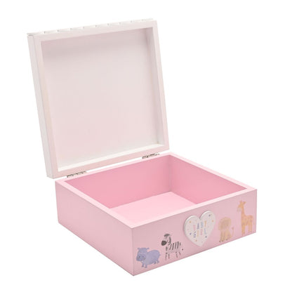 Baby Girl Giraffe Keepsake Box